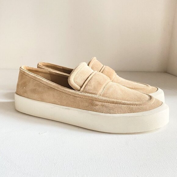 Vince Tan Suede Loafers - Picture 4 of 9